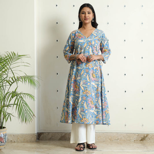 Printed Stock Lot Extra Large Kurti Top From Large To 5 Xl Sizes