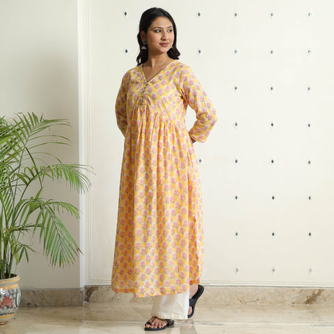  Sanganeri Block Printed Kurta