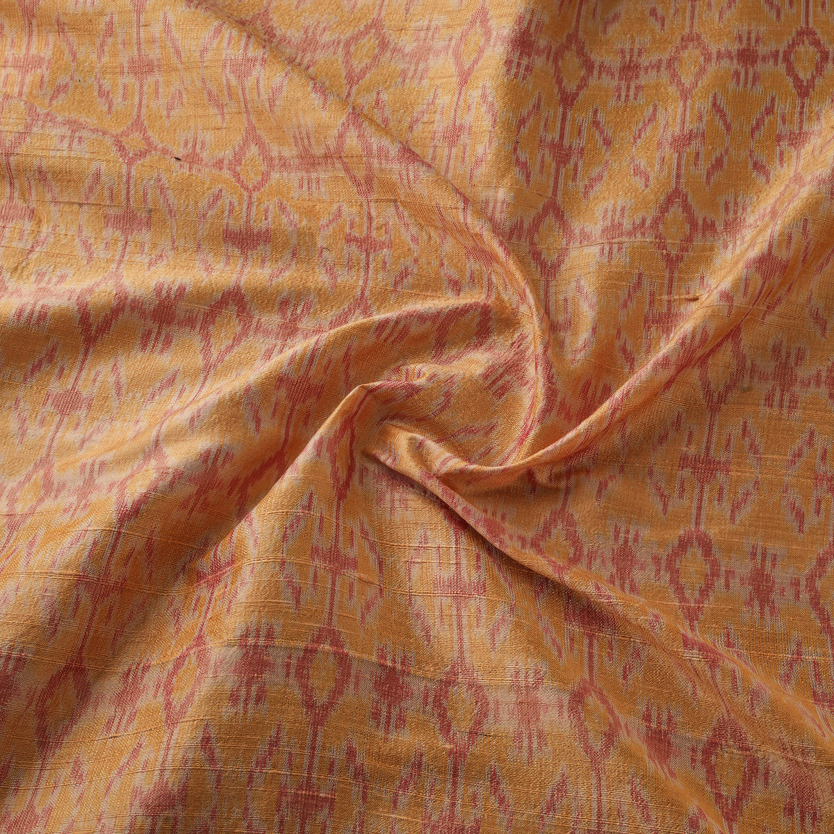 Handloom Raw Silk Pochampally Ikat Fabric 03