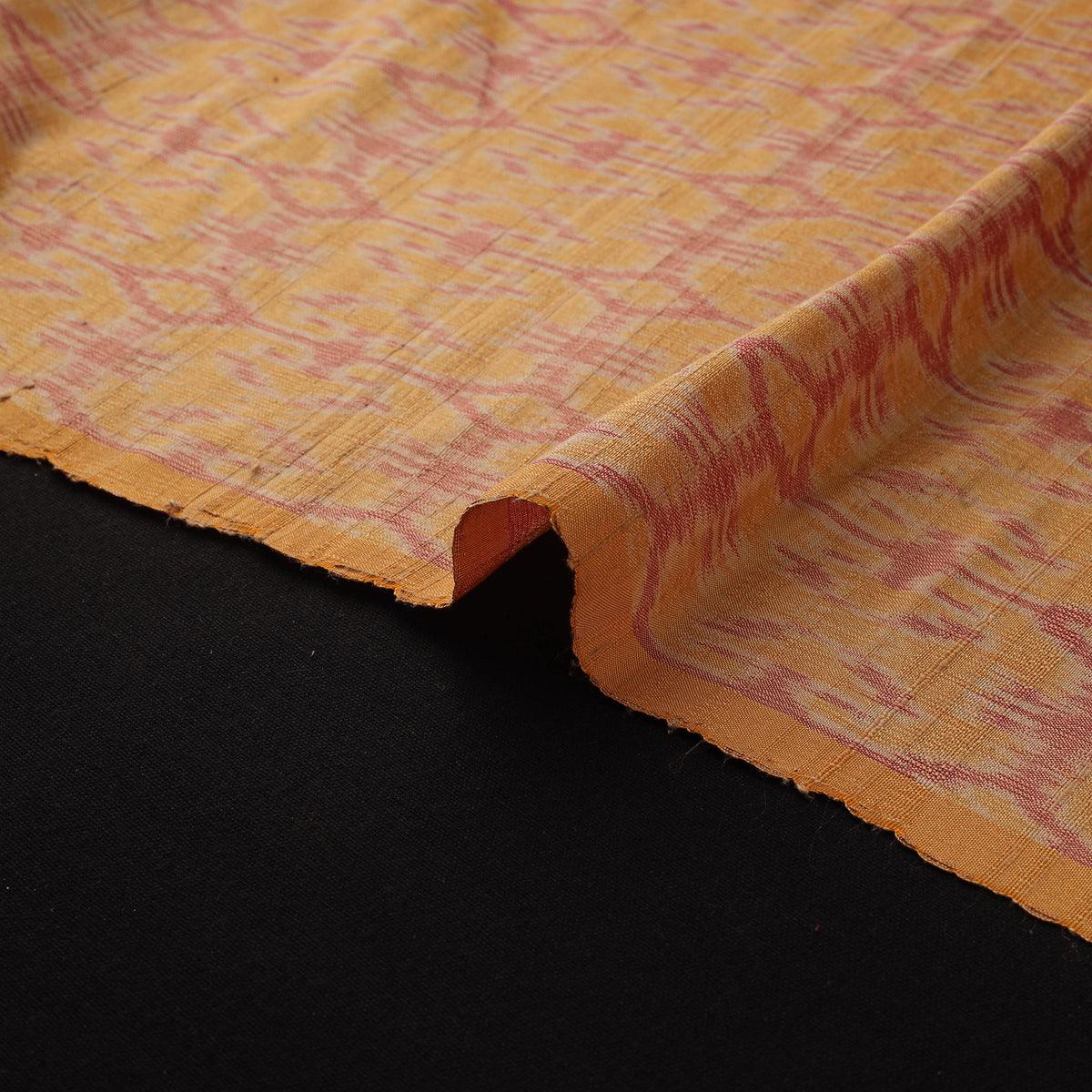 Handloom Raw Silk Pochampally Ikat Fabric 03