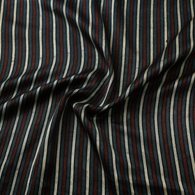 Kutch Hand Block Ajrakh Print Natural Dyed Mashru Silk Fabric 05
