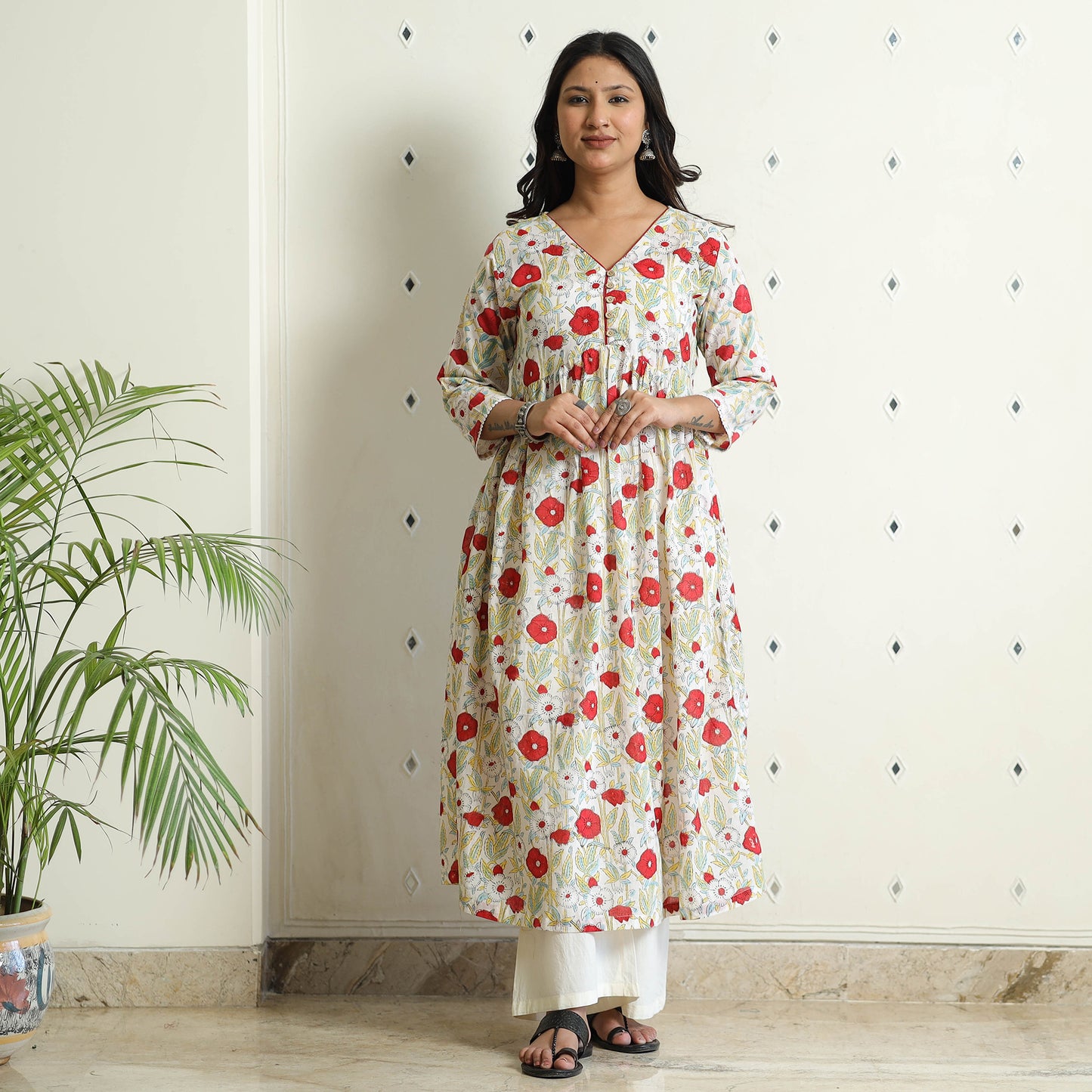 Sanganeri Block Printed Kurta