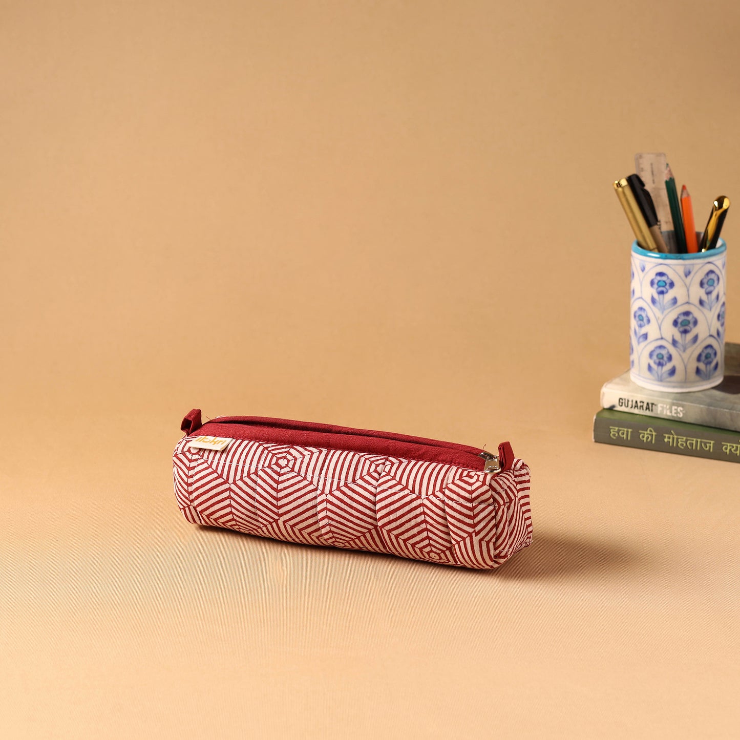 Handcrafted Quilted Pencil Pouch 09