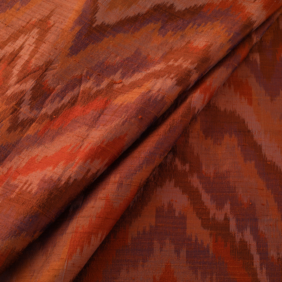 Handloom Raw Silk Pochampally Ikat Fabric 06