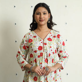 Sanganeri Block Printed Kurta