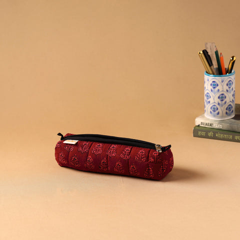 Handcrafted Quilted Pencil Pouch 11