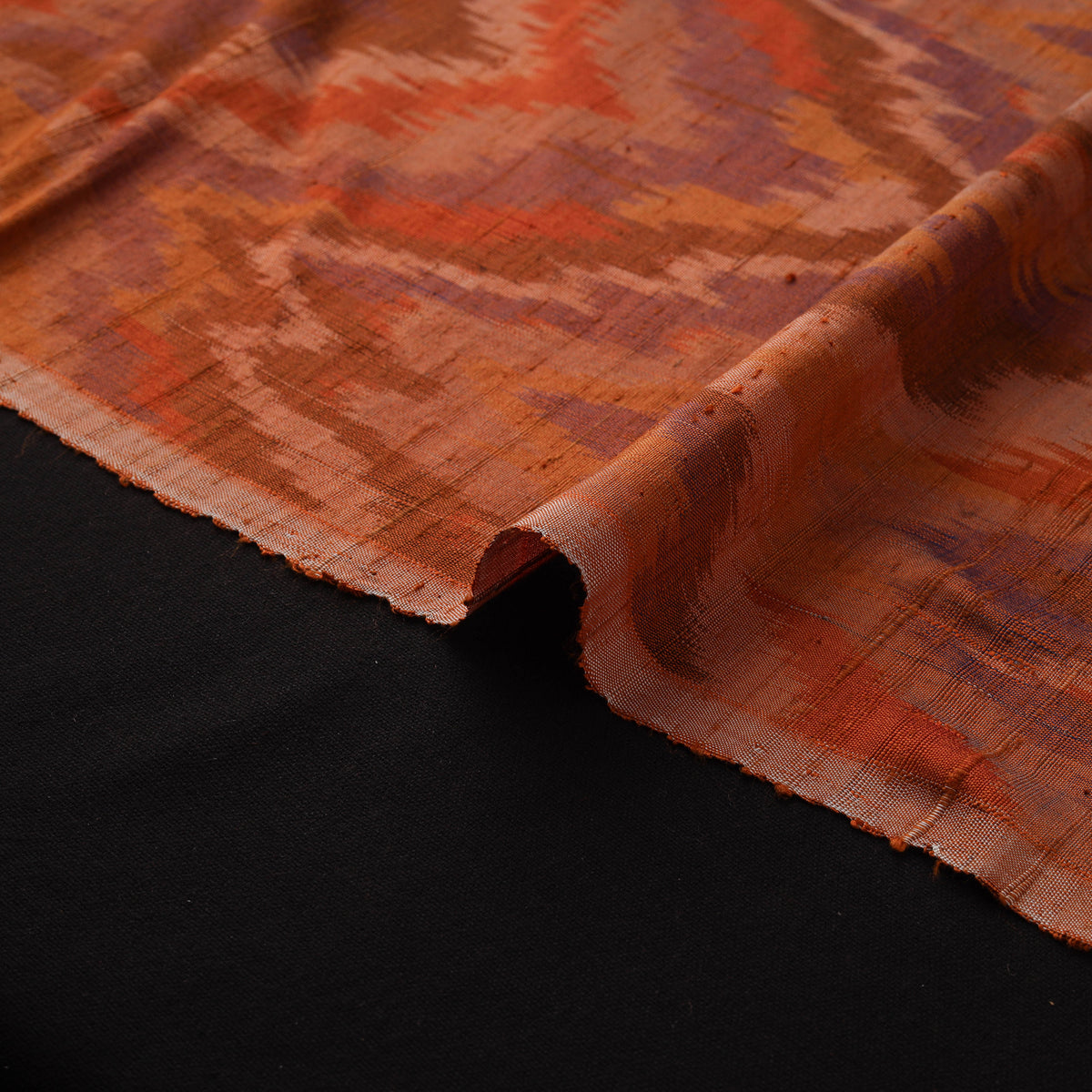 Handloom Raw Silk Pochampally Ikat Fabric 06