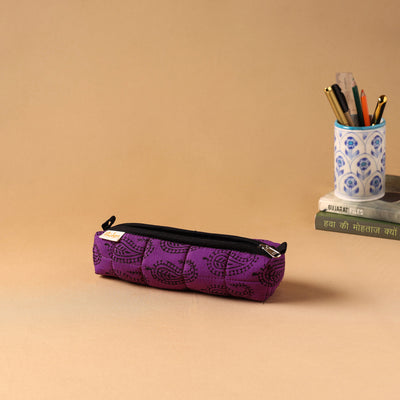 Handcrafted Quilted Pencil Pouch 12