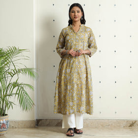 Sanganeri Block Printed kurta