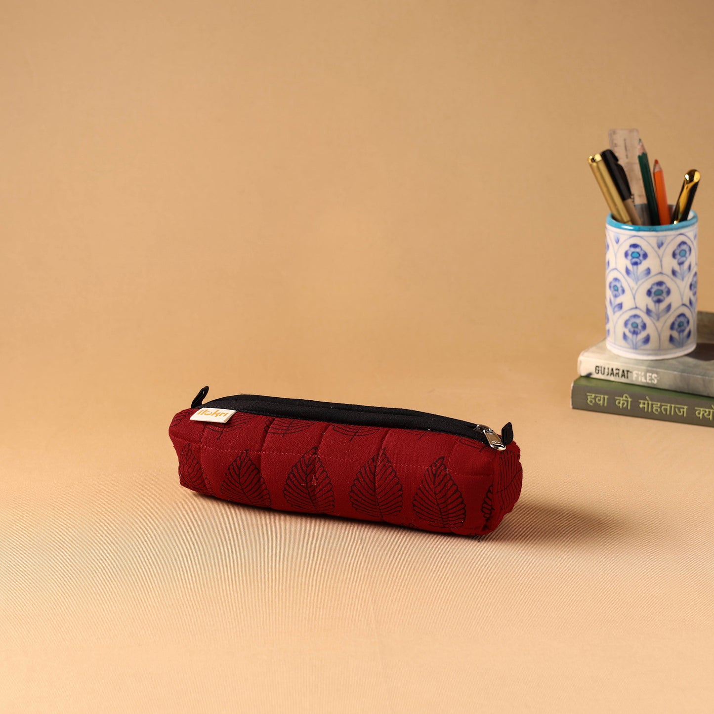 Handcrafted Quilted Pencil Pouch 14