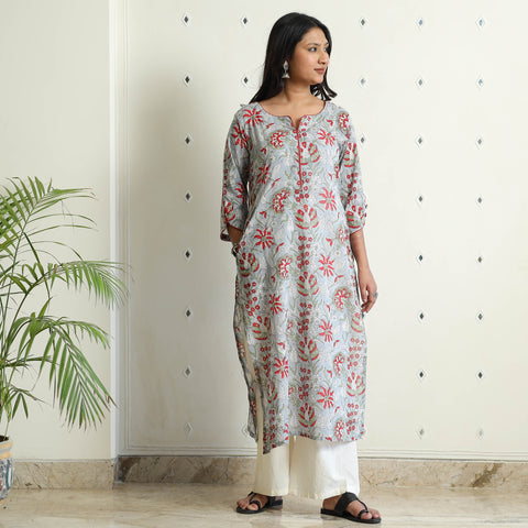 Sanganeri Block Printed kurta