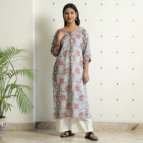 Sanganeri Block Printed kurta