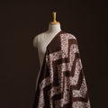 Brown - Shibori Tie-Dye Pure Cotton Fabric 06