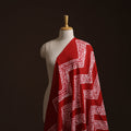 Red - Shibori Tie-Dye Pure Cotton Fabric 08