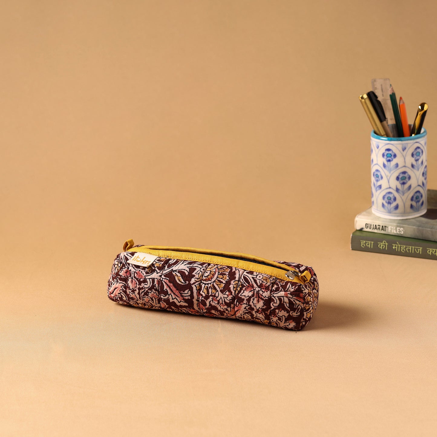 Handcrafted Quilted Pencil Pouch 32