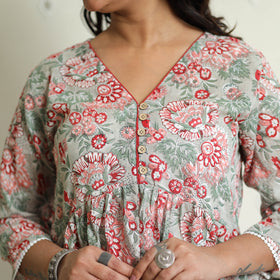 Sanganeri Block Printed Kurta