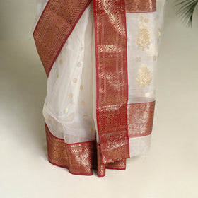 Buy Handloom Zari Work Chanderi Katan Silk Saree