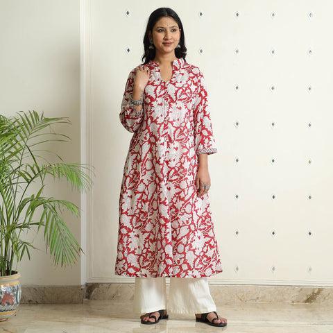 Sanganeri Block Printed kurta
