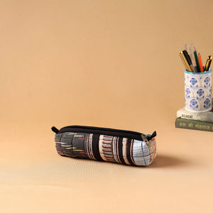 multicolor - Handmade Quilted Cotton Pencil Pouch 02