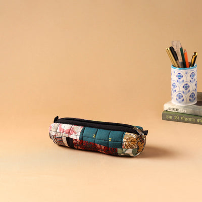 Handmade Quilted Cotton Pencil Pouch 03
