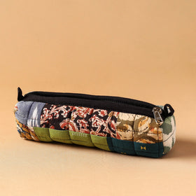 Handmade Quilted Cotton Pencil Pouch 05