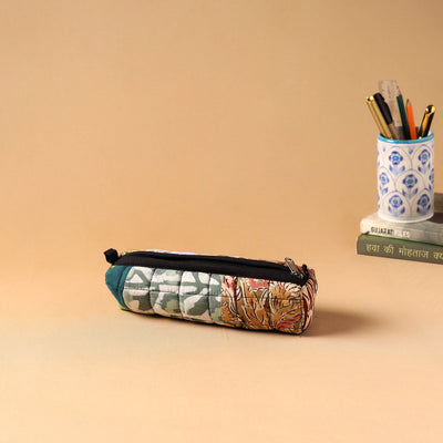 Handmade Quilted Cotton Pencil Pouch 06