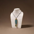 Kerala Mural Handpainted Bamboo Fish Necklace 144