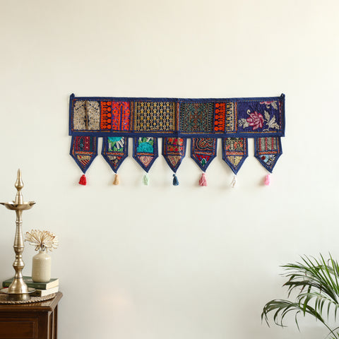 Khambadiya patchwork toran for festive decor