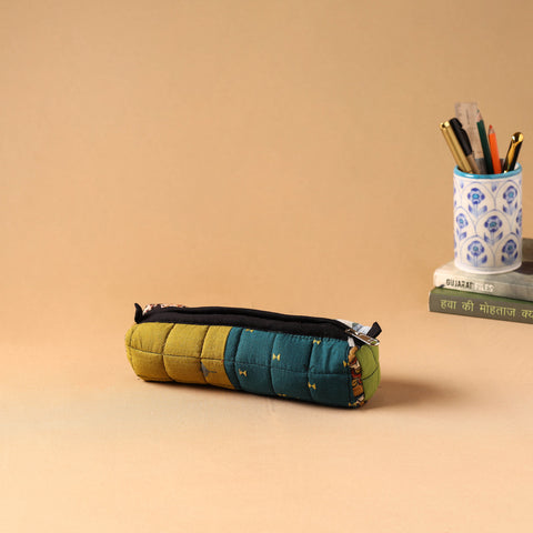 Handmade Quilted Cotton Pencil Pouch 09