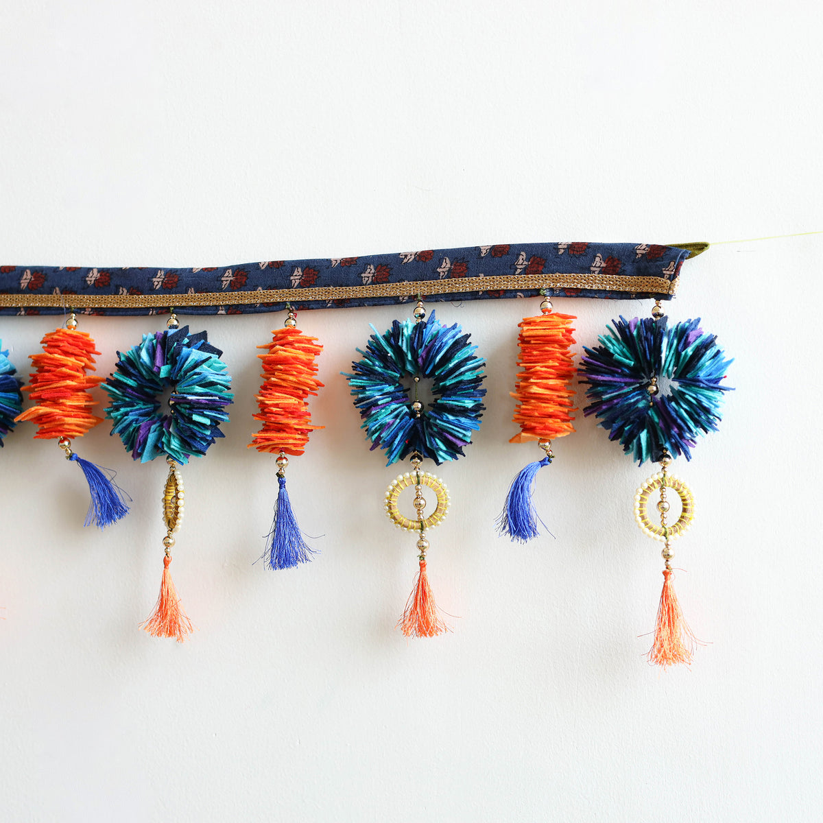Handmade Beadwork Felt Bandhanwar Toran 11
