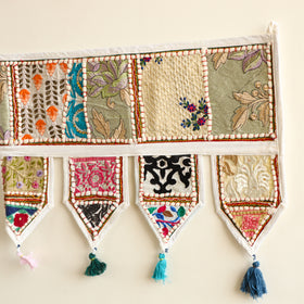 Khambadiya patchwork toran for festive decor