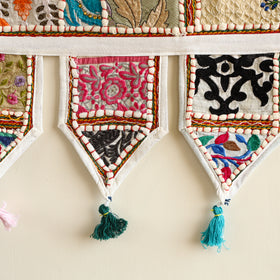 Khambadiya patchwork toran for festive decor