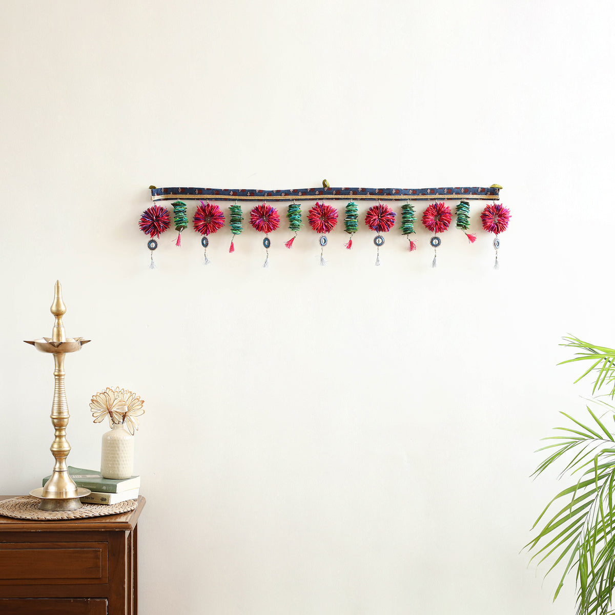 Handmade Beadwork Felt Bandhanwar Toran 06