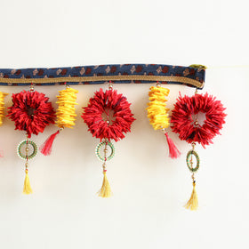 Handmade Beadwork Felt Bandhanwar Toran 07