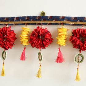 Handmade Beadwork Felt Bandhanwar Toran 07