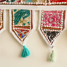 Khambadiya patchwork toran for festive decor