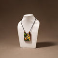 Kerala Mural Handpainted Bamboo Necklace 171