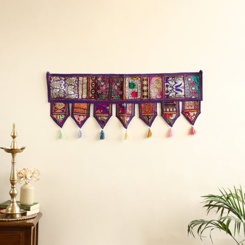 Khambadiya patchwork toran for festive decor