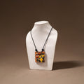 Kerala Mural Handpainted Bamboo Necklace 173