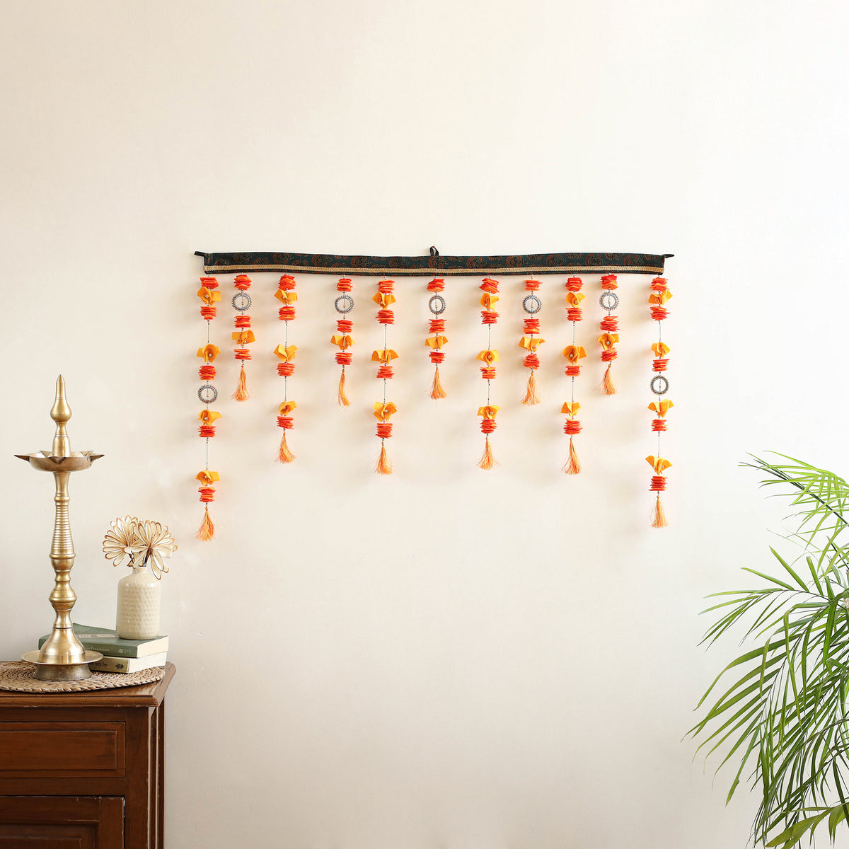 Handmade Beadwork Felt Bandhanwar Toran 16