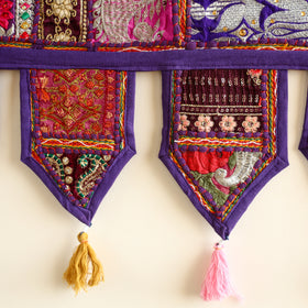 Khambadiya patchwork toran for festive decor