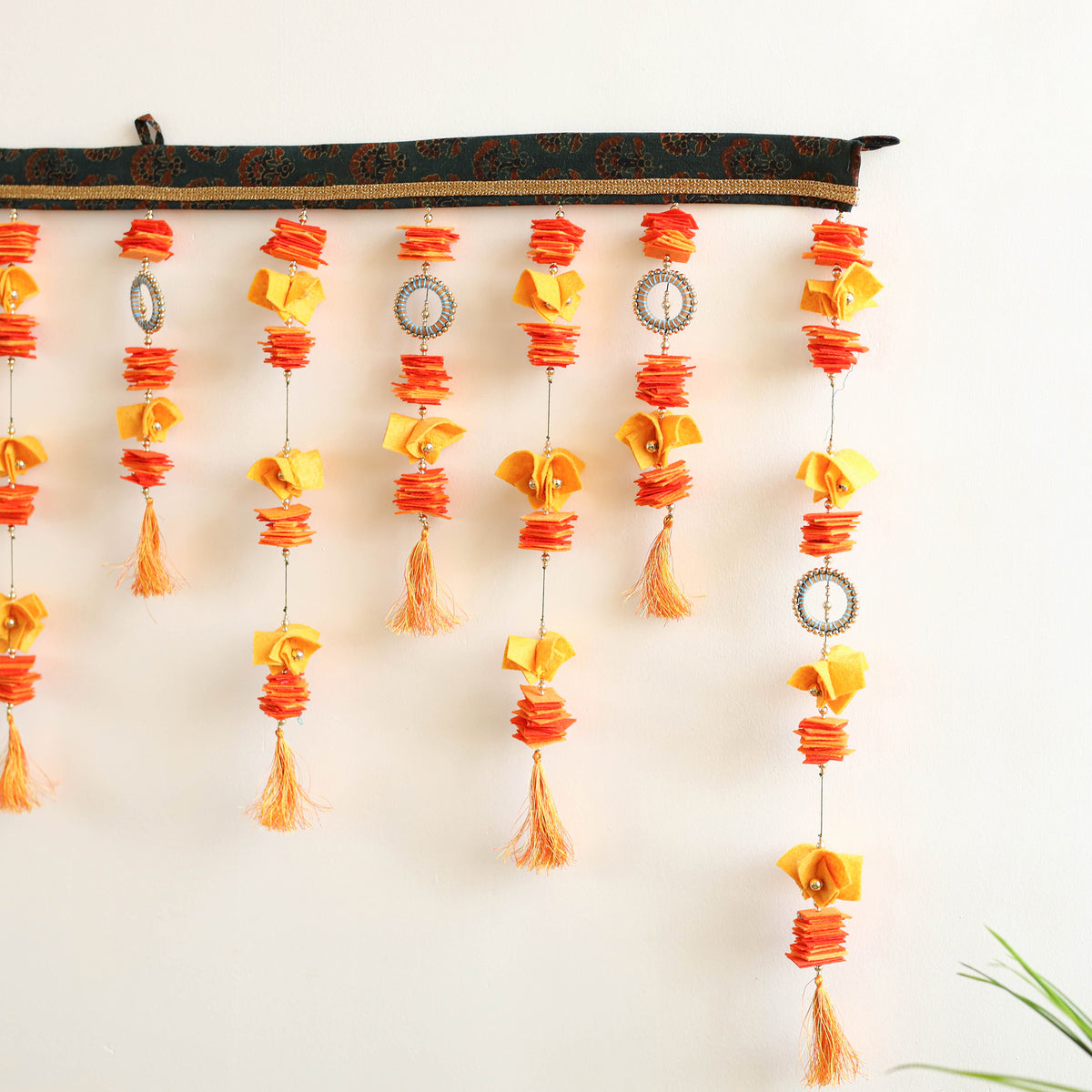 Handmade Beadwork Felt Bandhanwar Toran 16