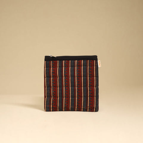 Maroon - Handmade Quilted Utility Pouch 10
