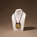 Kerala Mural Handpainted Bamboo Necklace 176
