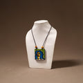 Kerala Mural Handpainted Bamboo Necklace 178