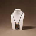 Kerala Mural Handpainted Bamboo Necklace 179