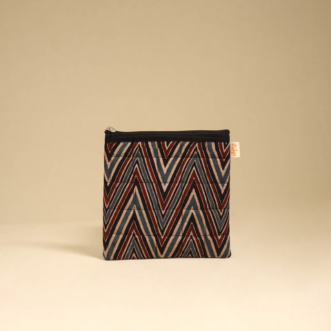 Multicolor - Handmade Quilted Utility Pouch 14