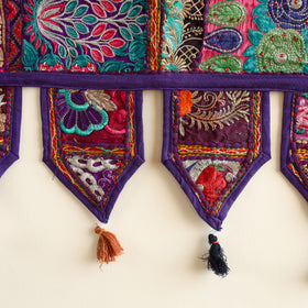 Khambadiya patchwork toran for festive decor