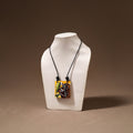 Kerala Mural Handpainted Bamboo Necklace 184