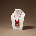 Kerala Mural Handpainted Bamboo Necklace 186